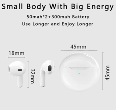 Audífonos Bluetooth Air PRO6