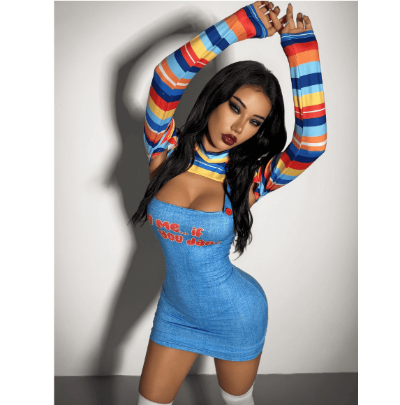 Disfraz De Chucky Sexy Para Mujer Halloween