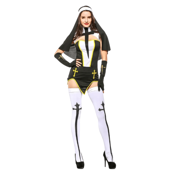 Disfraz La Monja Sexy Halloween Para Mujer