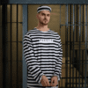 Disfraz De Prisionero Con Gorro Para Adulto Halloween - Imagen 3