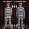 Disfraz De Prisionero Con Gorro Para Adulto Halloween - Imagen 4